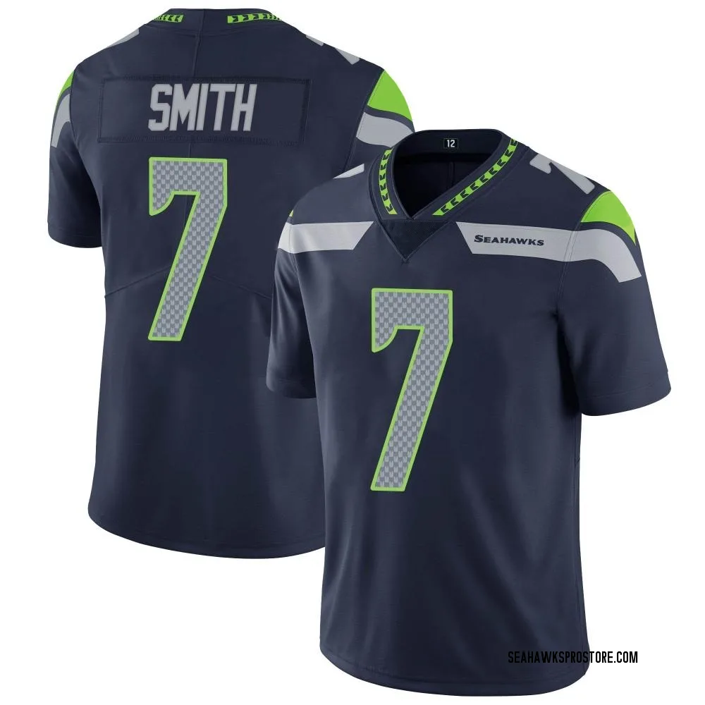 Adult Limited Geno Smith Seattle Seahawks Navy Team Color Vapor Untouchable Jersey